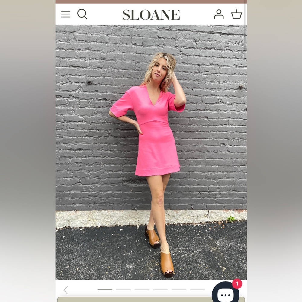 Ganni Pink Dress from Sloann Boutique